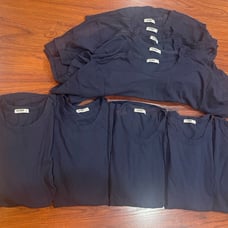 BUCK MASON LOT OF 10 SHIRTS SZ LARGEs
