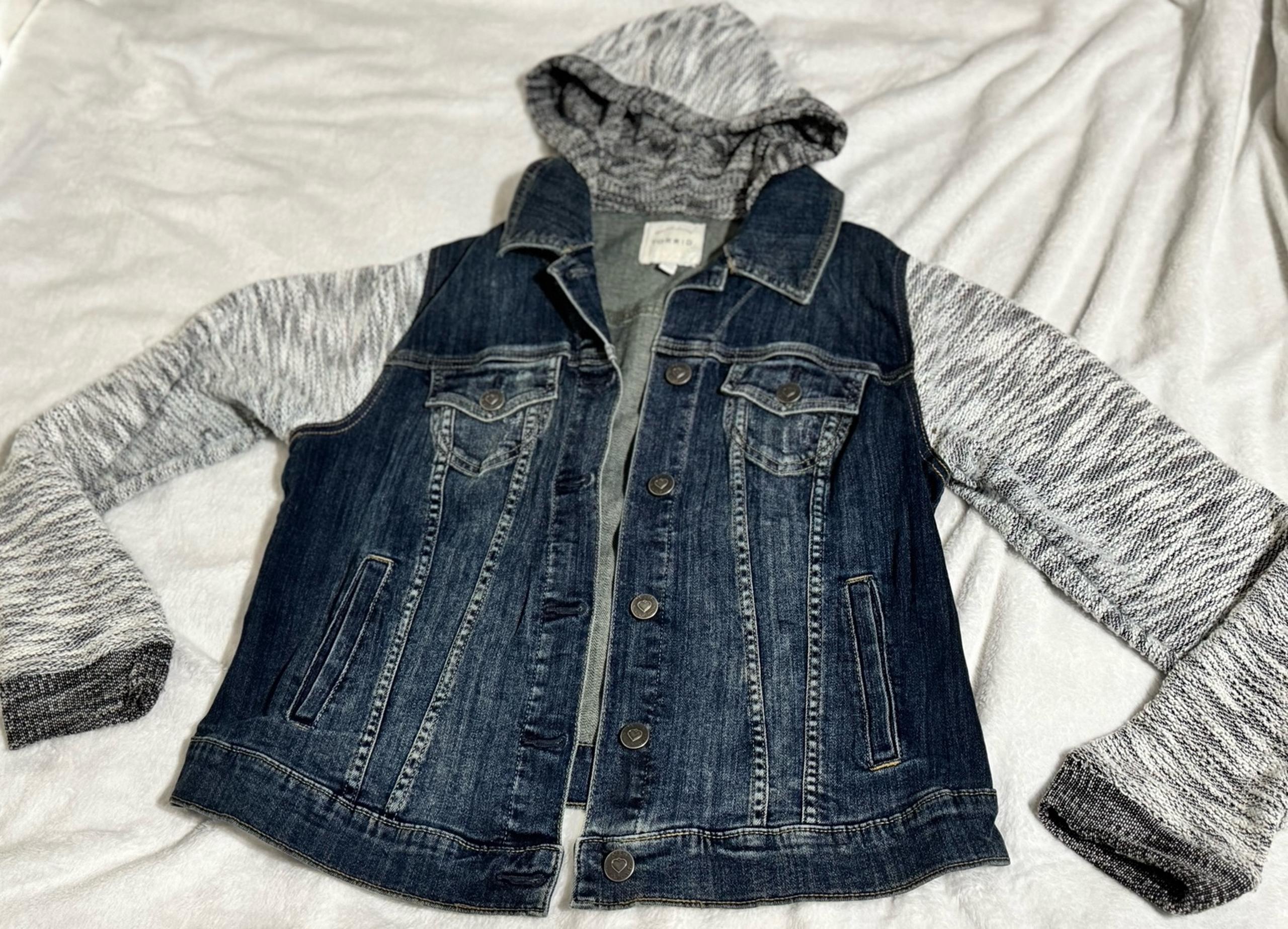 Torrid Denim French Terry Sleeve Jacket Women’s Size 0
