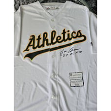 Jose Canseco Autographed/Signed Jersey COA Oakland Athletics A’s Bash Bros