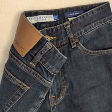 Peter Manning NYC Johnny Jeans Skinny Fit Stretch Jeans 29Wx29L Blue