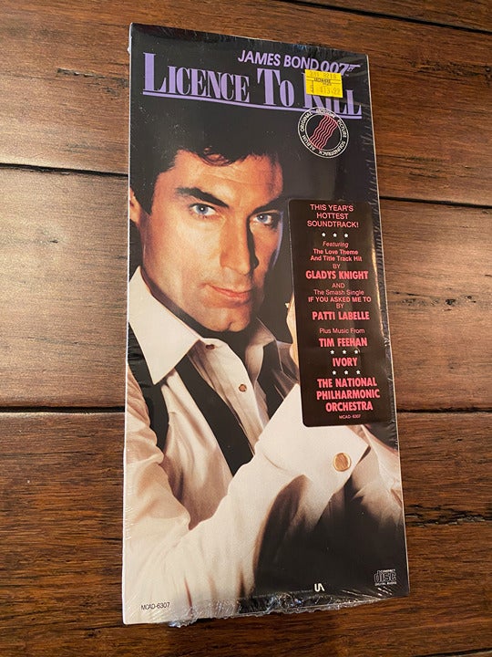 Licence to Kill SEALED LONGBOX soundtrack Michael Kamen 1989 James Bond 007 CD