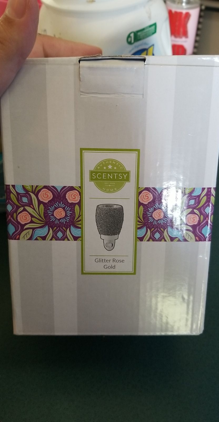 Scentsy Glitter Rose Gold Warmer