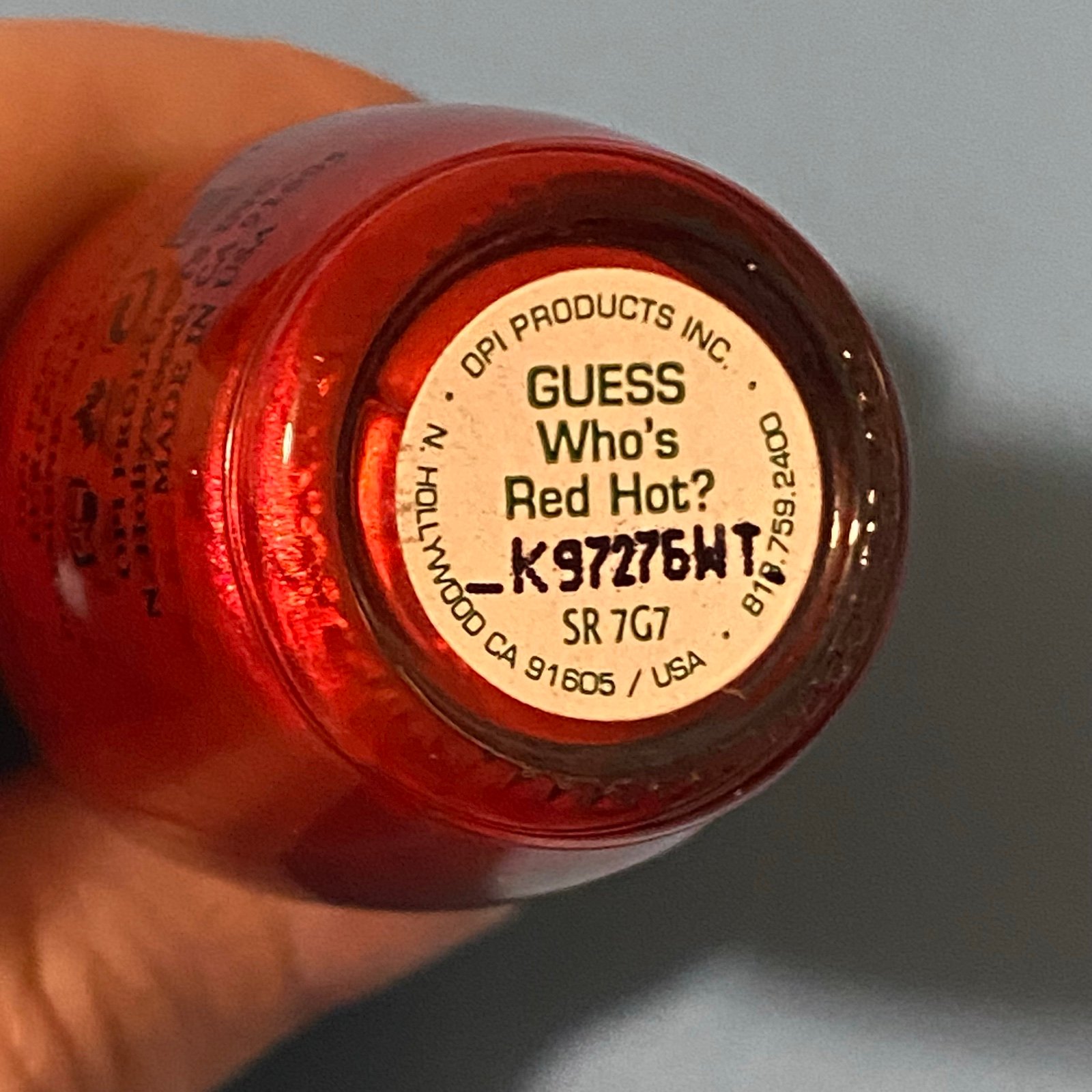 Opi rare guess who’s red hot? Nail polish