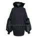 NWT! Express Oversized Faux Fur Sweatshirt Hoodie