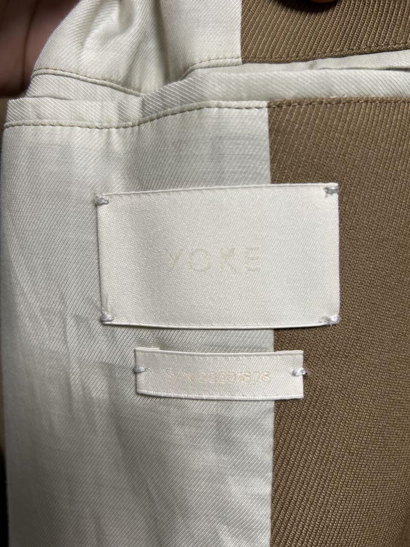YOKE WOOL KARSEY DOUBLE BREASTED OVERCOAT