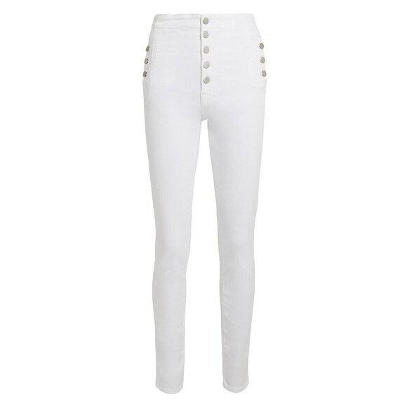 NWT J Brand Natasha in Blanc White Sky High Skinny PhotoReady Stretch Jeans 30