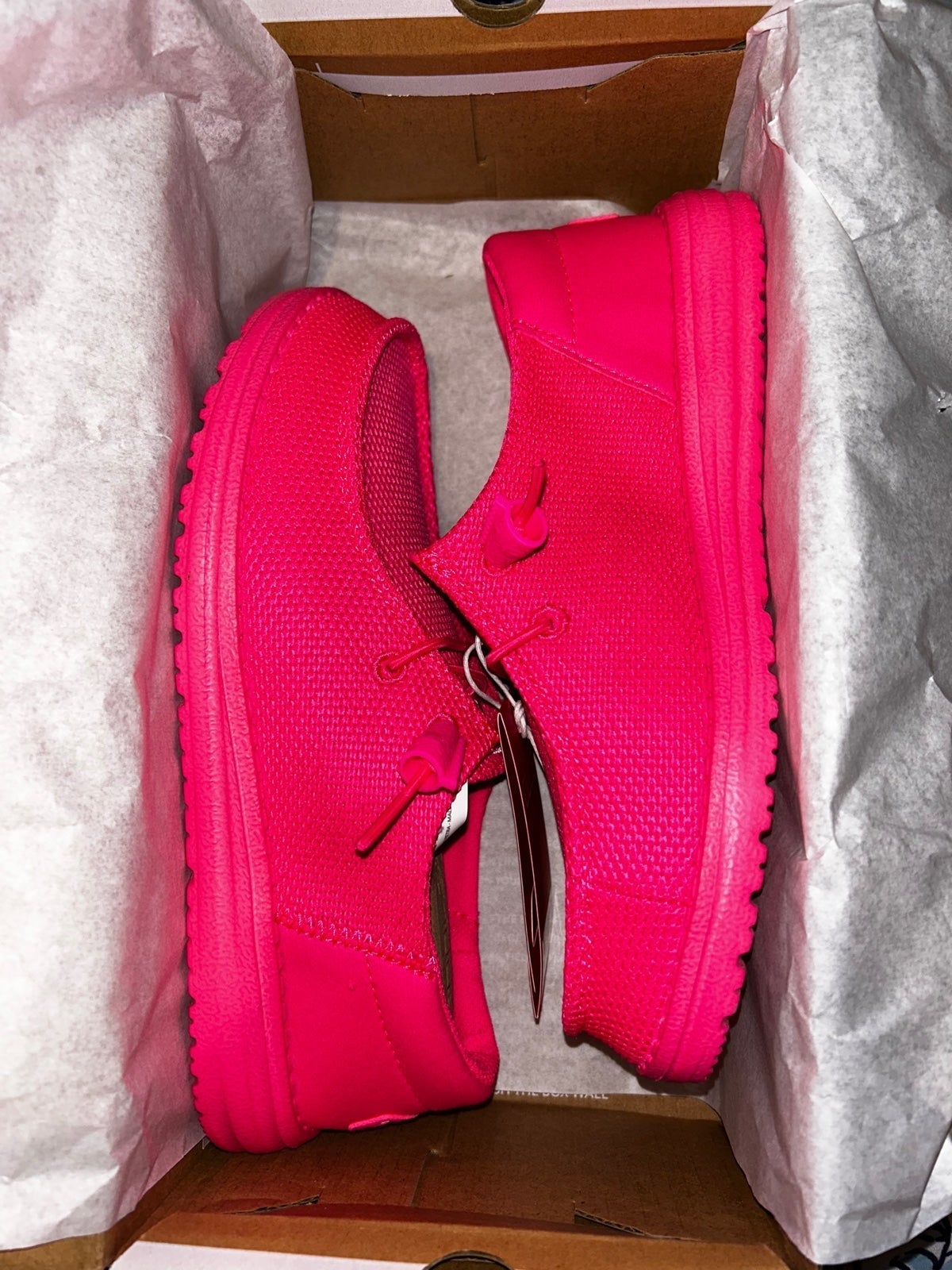 Hey Dude Wendy Funk Electric Pink Women's Shoe