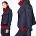 Veronica Beard Lafayette Military Navy and Black Cropped Jacket NWT Size 10