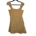 Free people sweet Annie mini dress yellow Small New