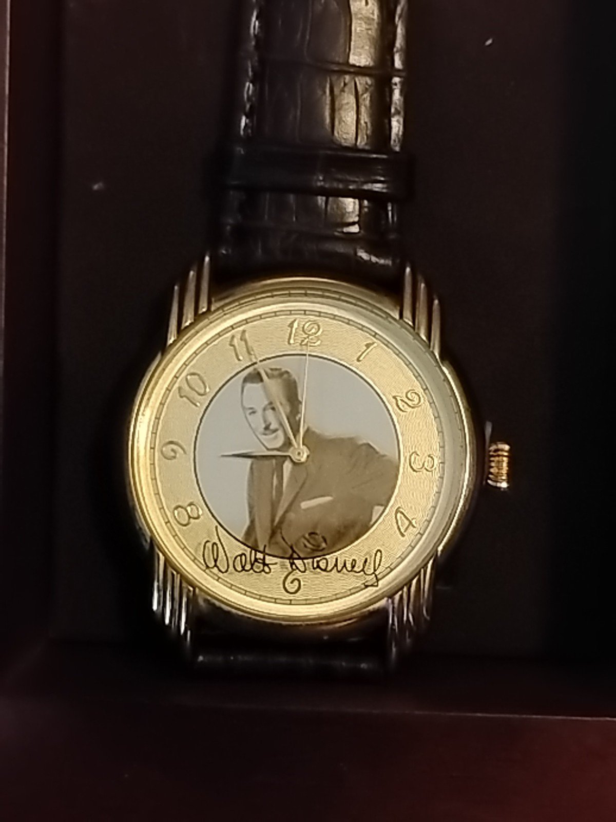 Walt Disney limited edition collectors signature time piece