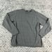 Oscar De La Renta 100% cotton v-neck pullover sweater size L