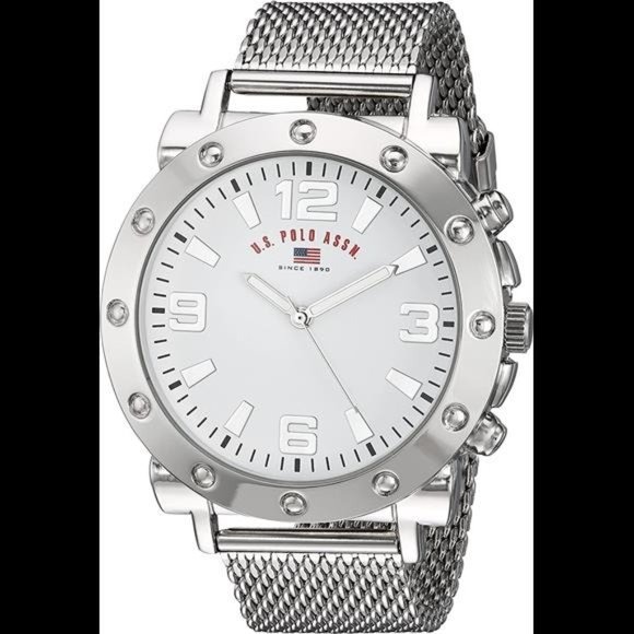 U.S. Polo Assn. Men's Quartz Silver Watch