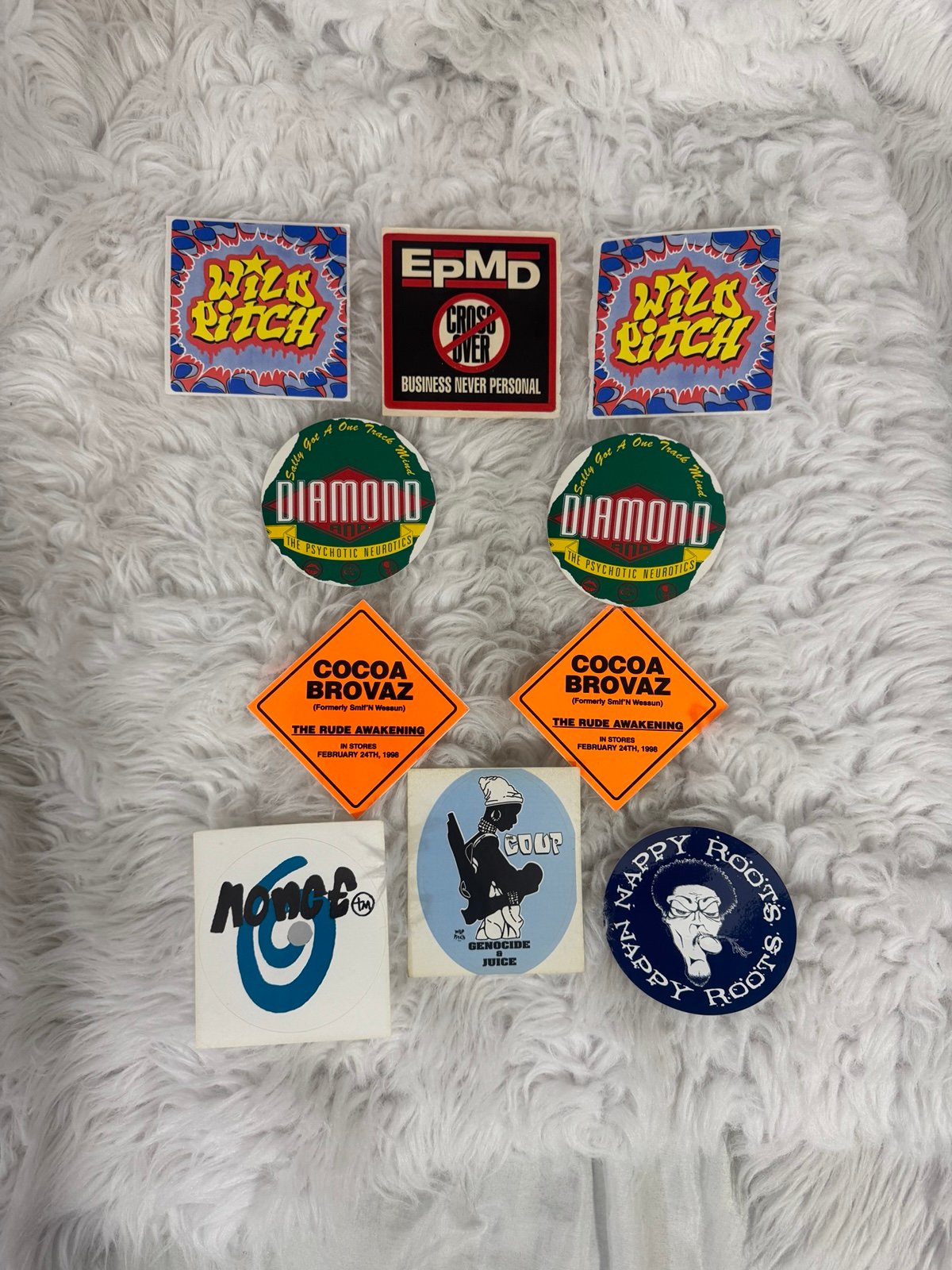 VINTAGE HIP HOP STICKERS