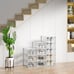 Transparent Foldable Shoe Box Pack of 12 Stackable Shoe Organizer Containers