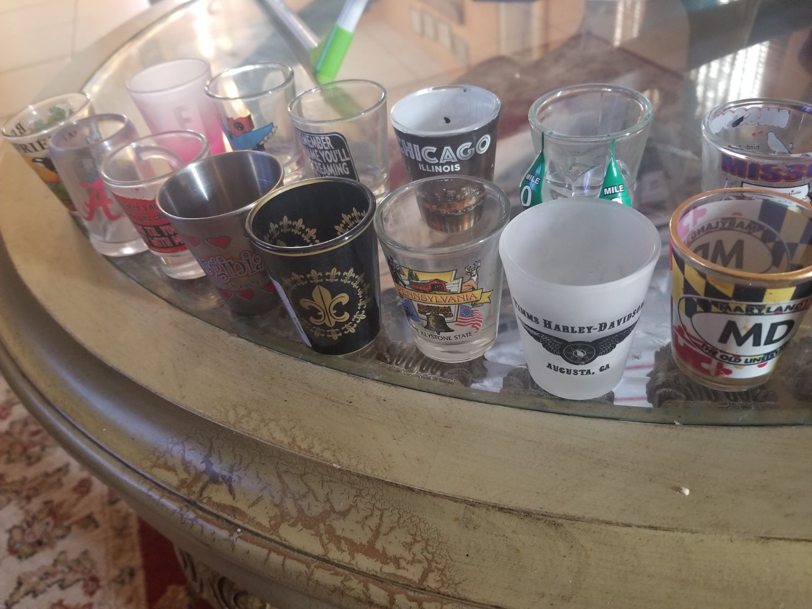 Shot glasses from my shot glass collecti
