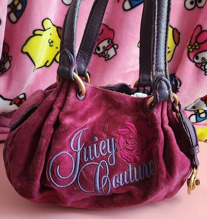 Purple Juicy Couture Fluffy Bag