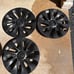 2023 Model 3, 18 Inch Uberturbine Hubcaps - (L + R) - ONLY 3, MISSING ONE