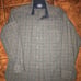 Pendleton Mens Gray Plaid Button Up Long Sleeve Shirt Wool