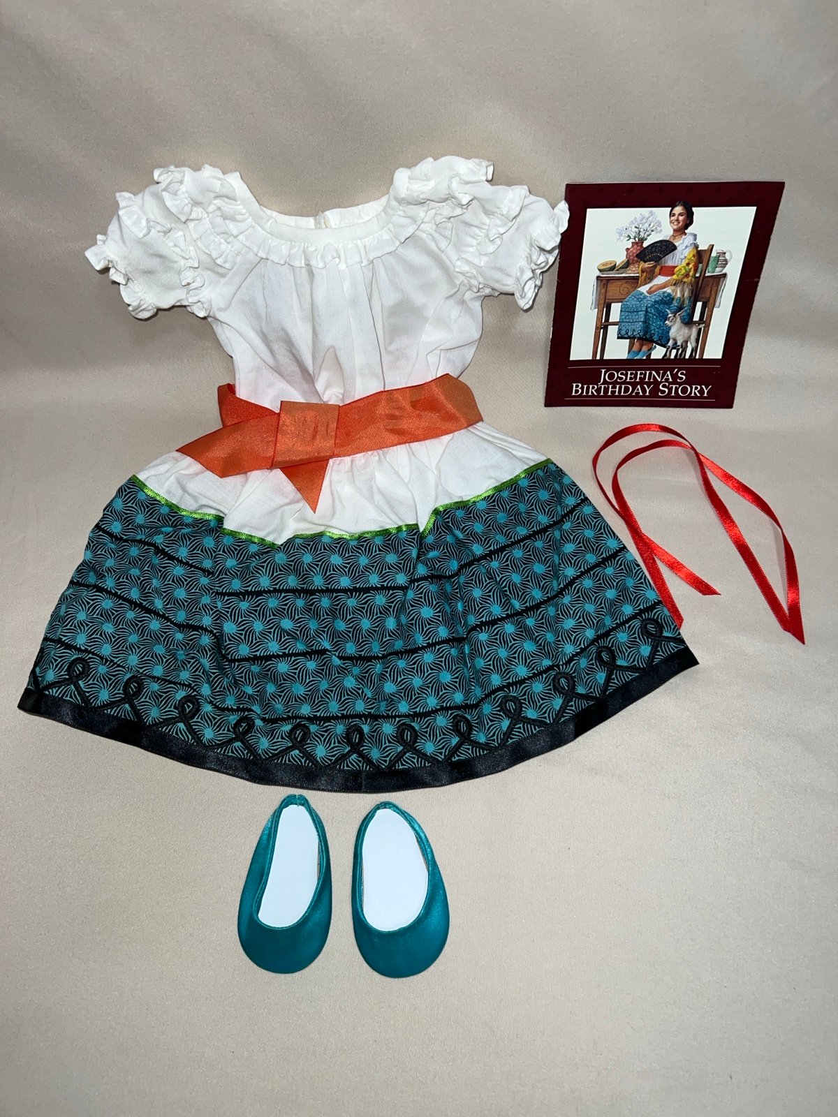 Pleasant Company American Girl Doll Josefina Feast Day Finery Outfit COMPLETE