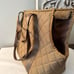 JOAN & DAVID Quilted 20” Travel Brown Dog Carrier Tote Bag - Like New!