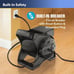 12 Pivoting Pro High Velocity Utility Blower Fan with 3 Speeds U12104 Gray