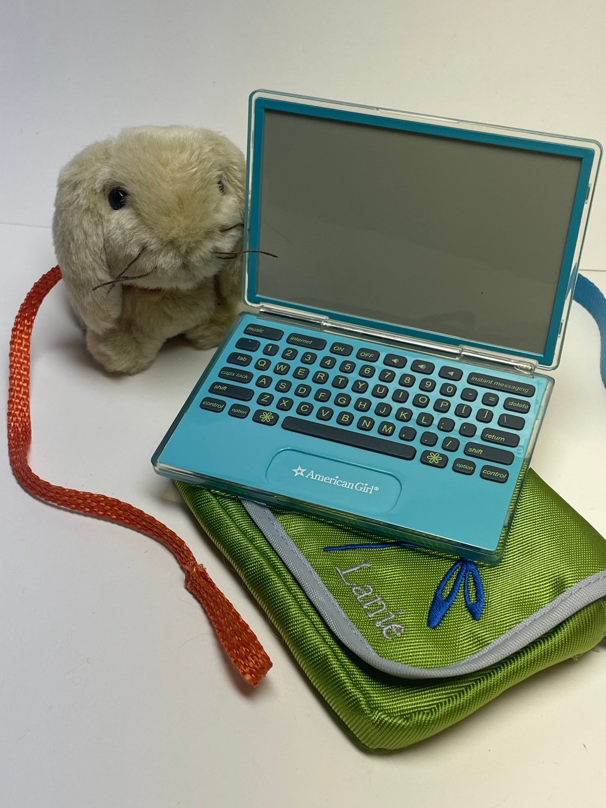 American Girl Doll Lanie's Accessories Computer and Bunny Retired
