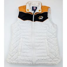 GIII Sports Mizzou Tigers University of Missouri Puffer Vest Women's Size Medium