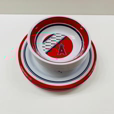 MLB Los Angeles Melamine dinner set