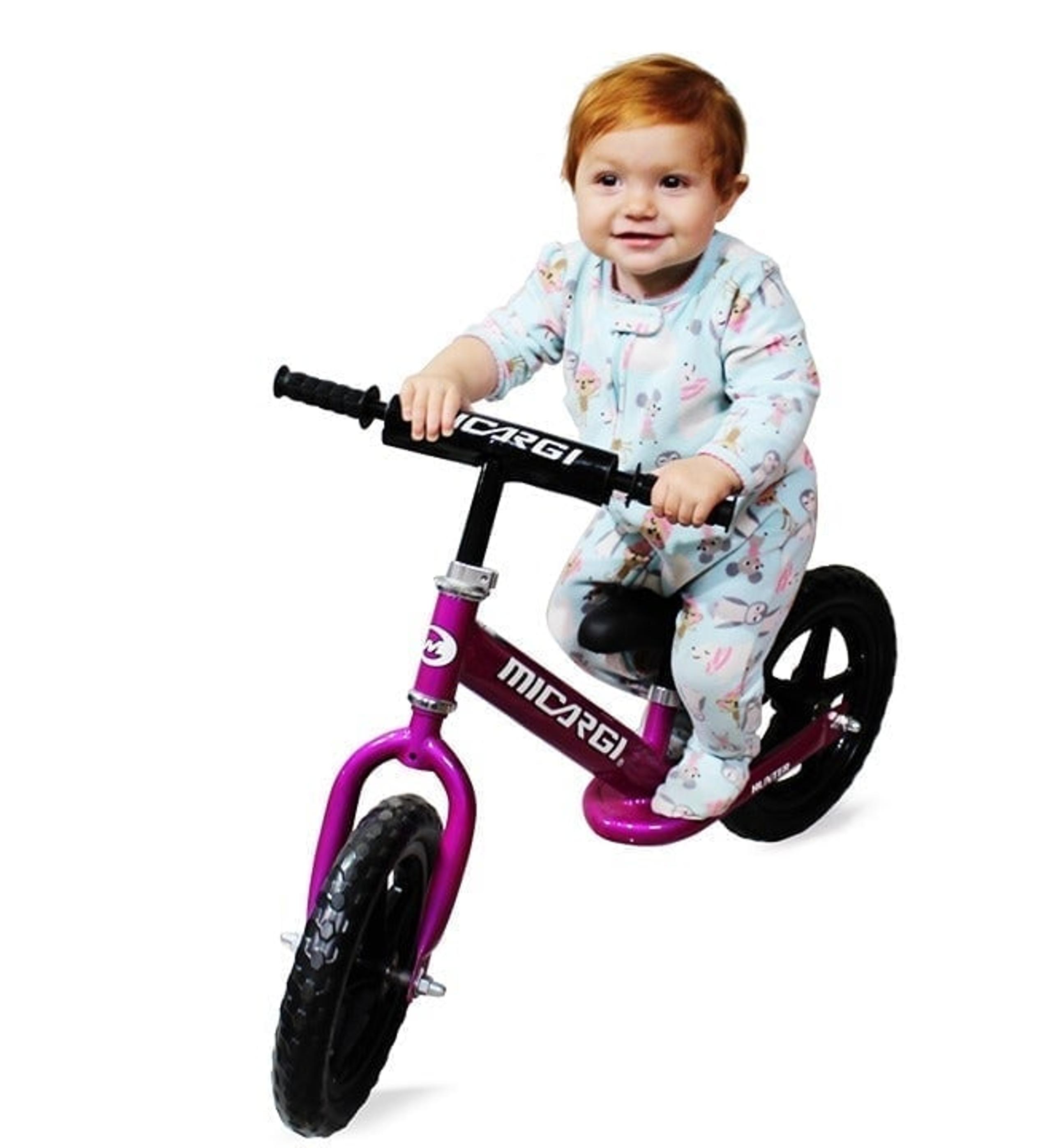 12" HUNTER Balance Bike Steel Fram No-Pedal Eva Tire with Sealed Bearing . Color