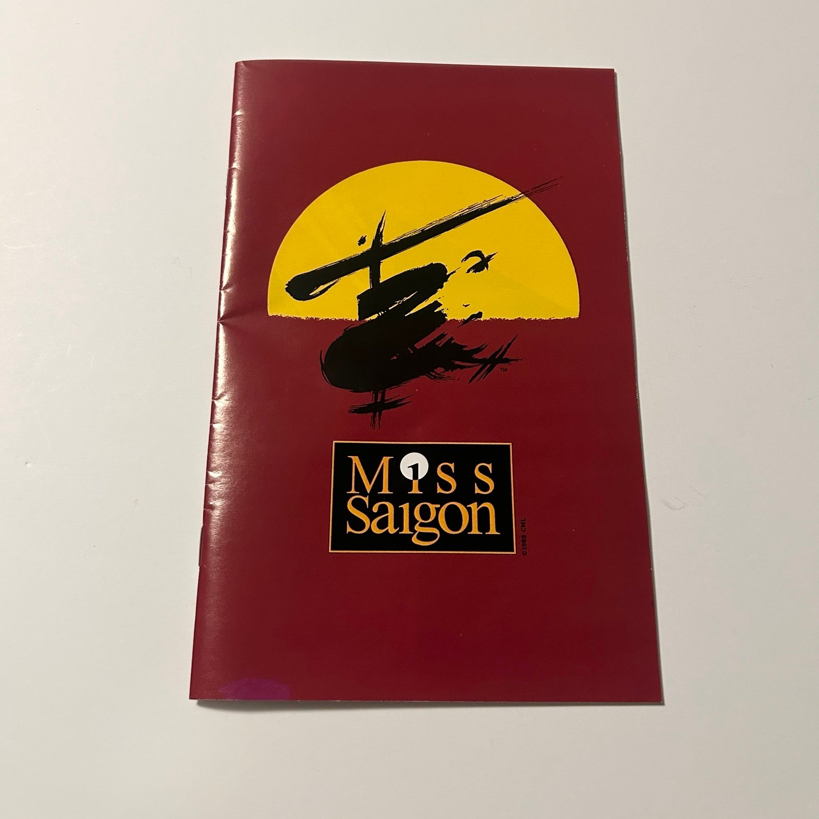 Miss Saigon Playbill Theater Musical Program 1999 Blaisdell Hawaii Vintage