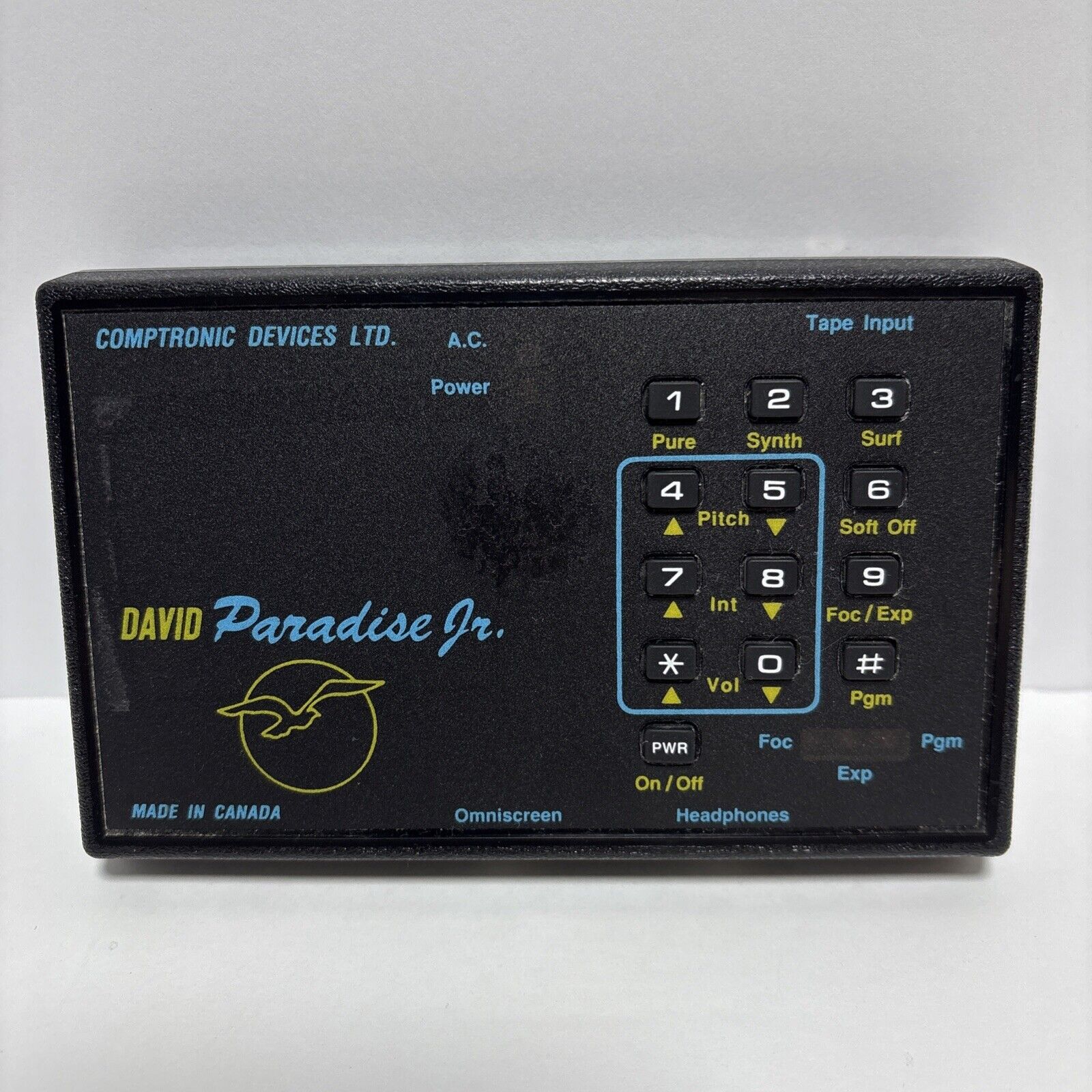 Mind Alive David Paradise Jr. Therapy Machine Unit Only Untested