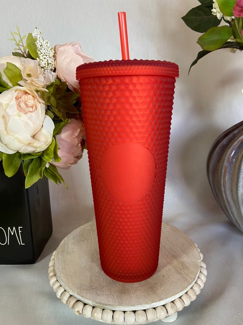 Starbucks matte red studded tumbler New Venti