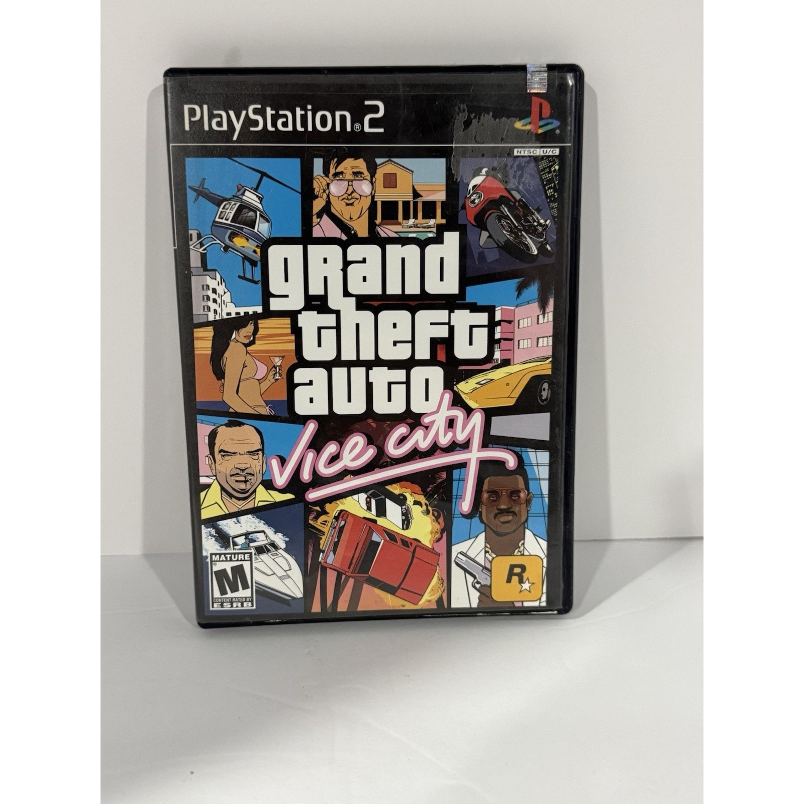 Grand Theft Auto Vice City Ps2 CIB With Map And Manual