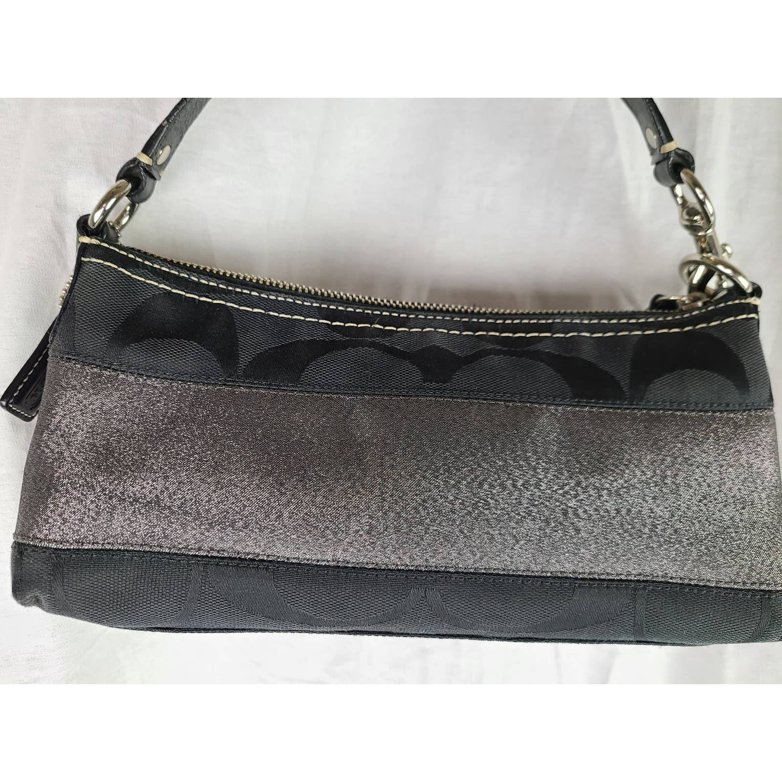 Coach Signature Hobo 11096 Clutch Black