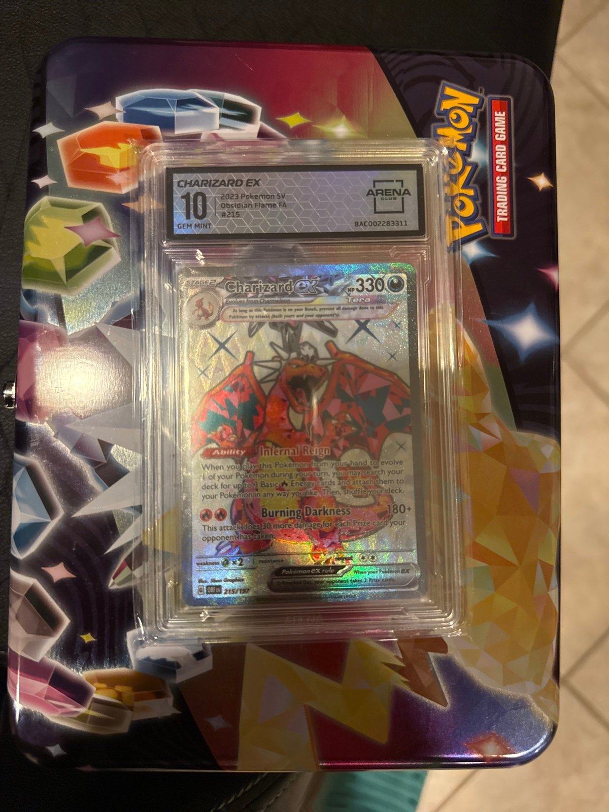 Charizard Ex Graded 10 Arena Club