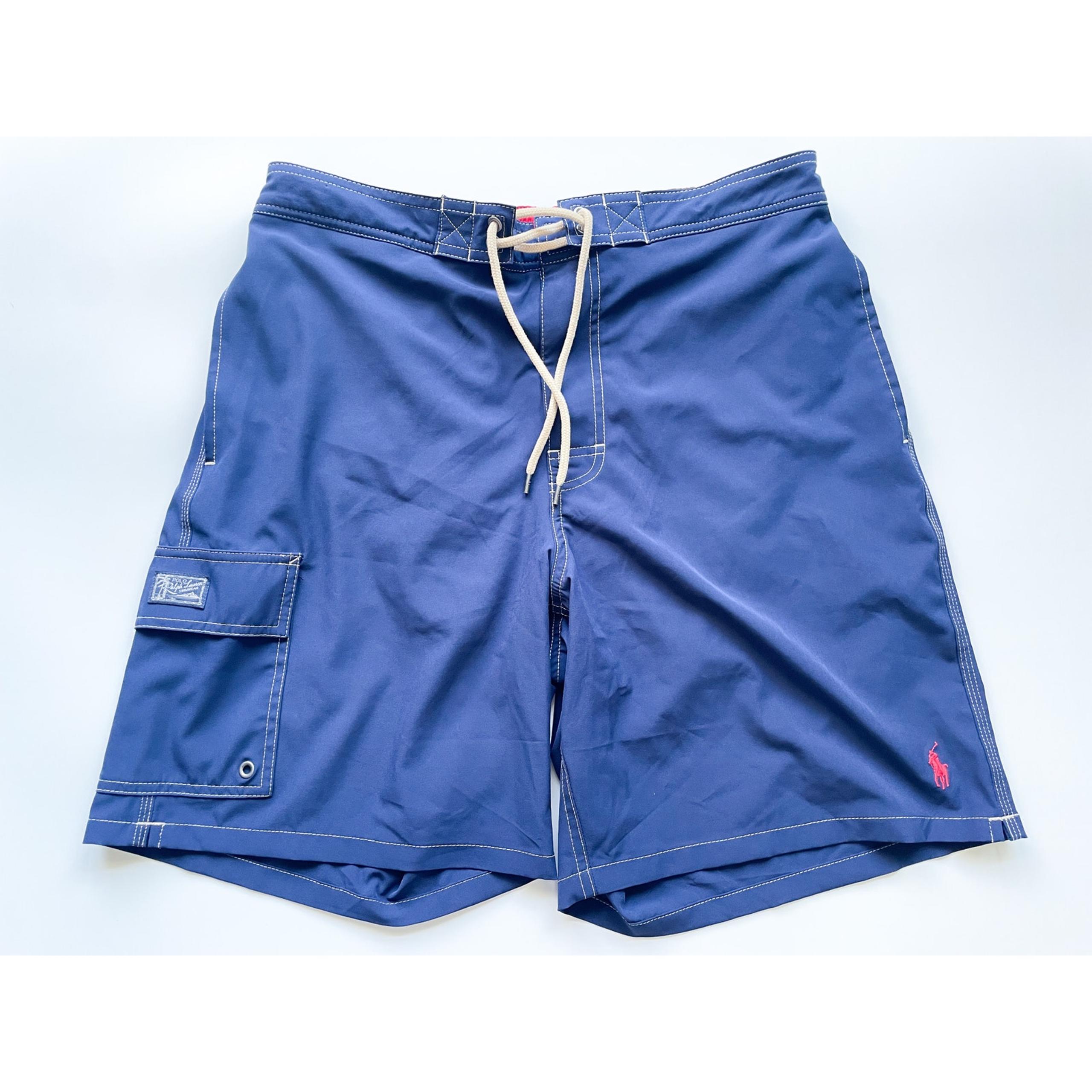 Men's Polo Ralph Lauren Blue Swim Trunks Size Large