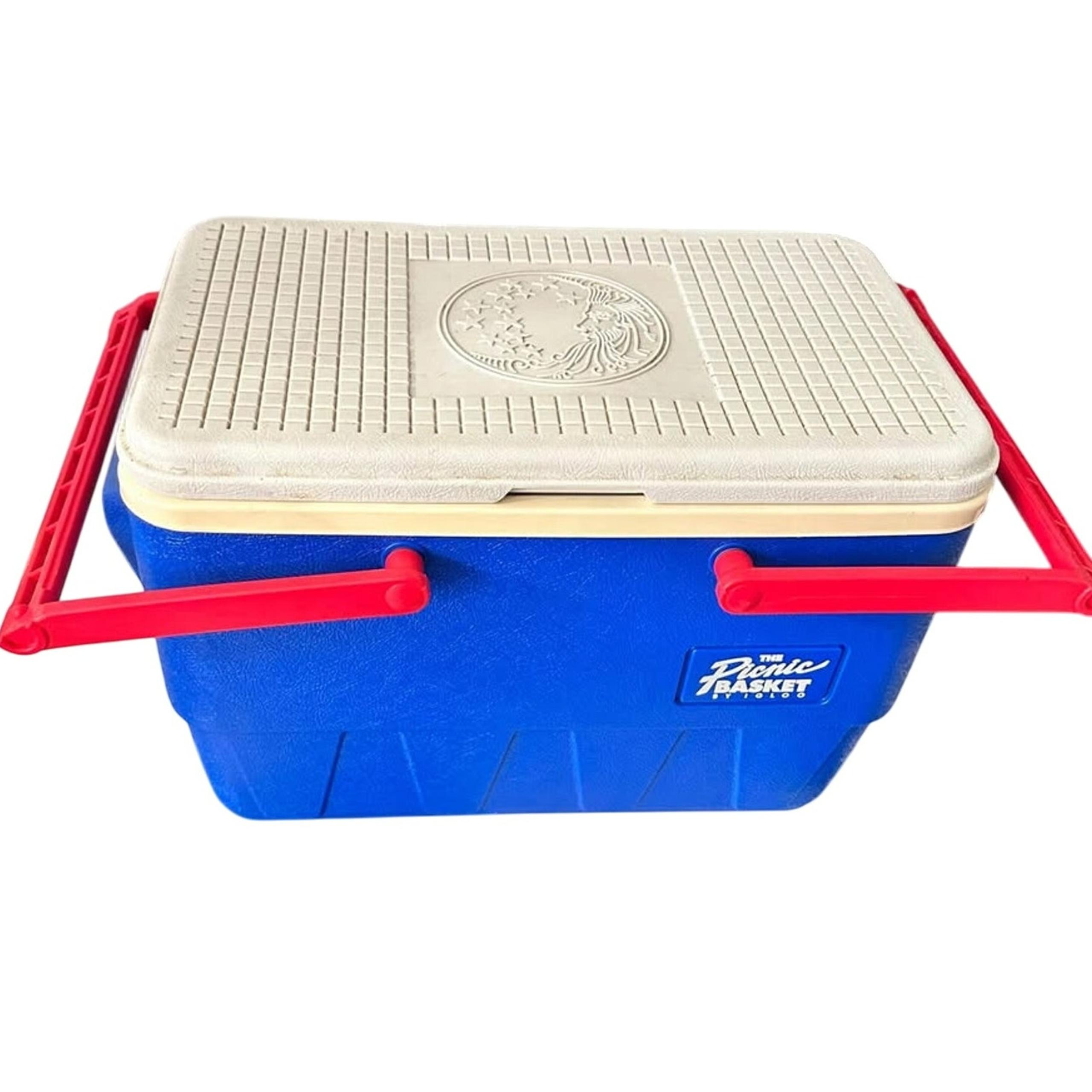 RARE 1990s Procter & Gamble P&G Sales Rep Igloo picnic basket cooler 25qt