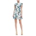 Women Size 2 Rebecca Taylor Enchanted Gardens Drop-Waist Floral-Print Mini Dress