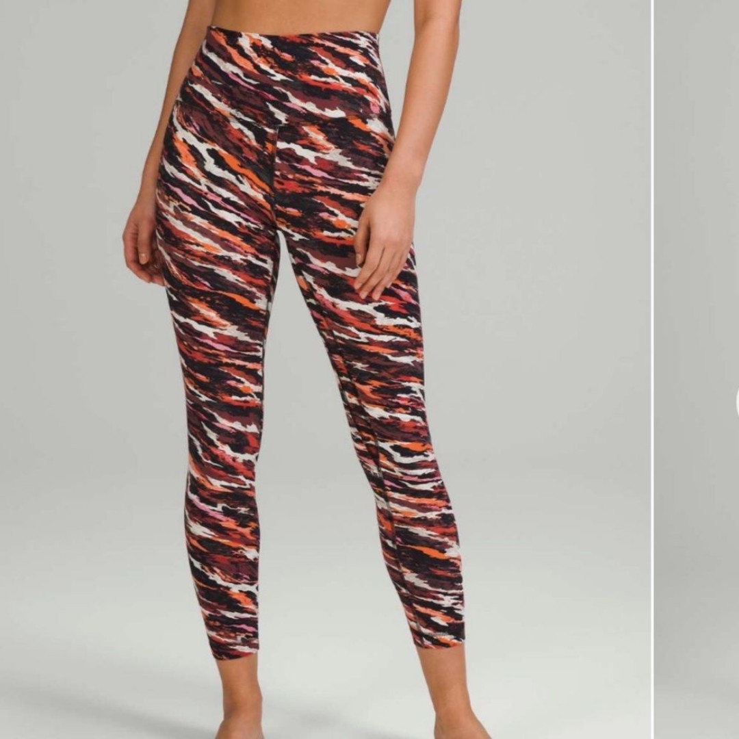 Lululemon High-Rise Align Legging Size 4 Lunar New Year Tiger Tide Smoky Red