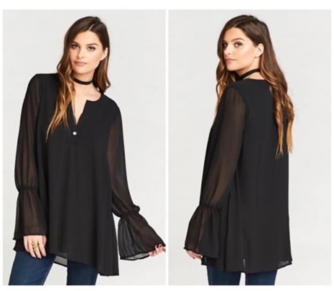 Show Me Your Mumu Jamie Tunic Dress Black size Small
