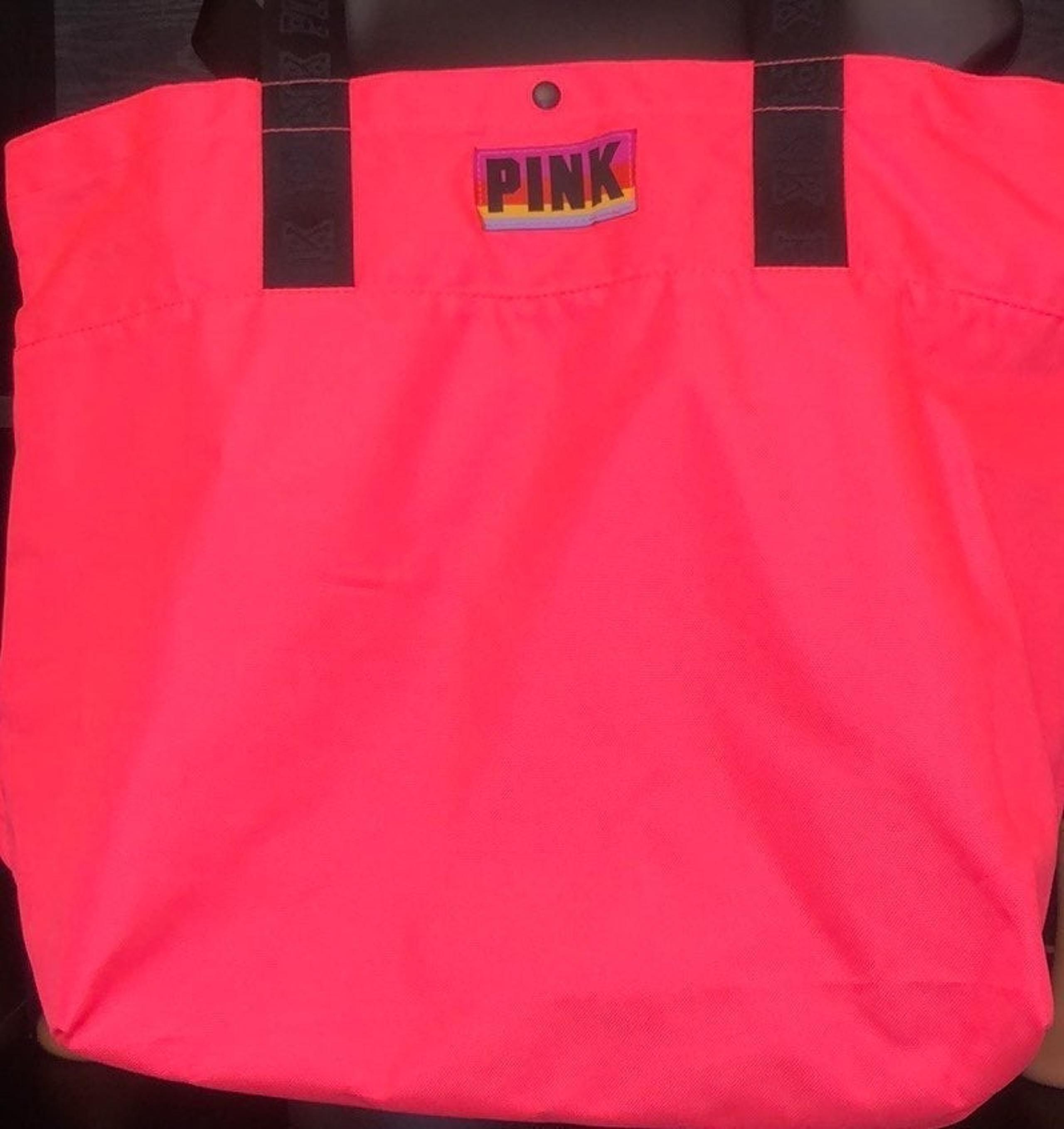 Victoria's Secret PINK Rainbow Logo Tote