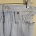 IRO Aven Light Blue Paperbag Jeans Raw Hem Size 25