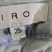 IRO Aven Light Blue Paperbag Jeans Raw Hem Size 25