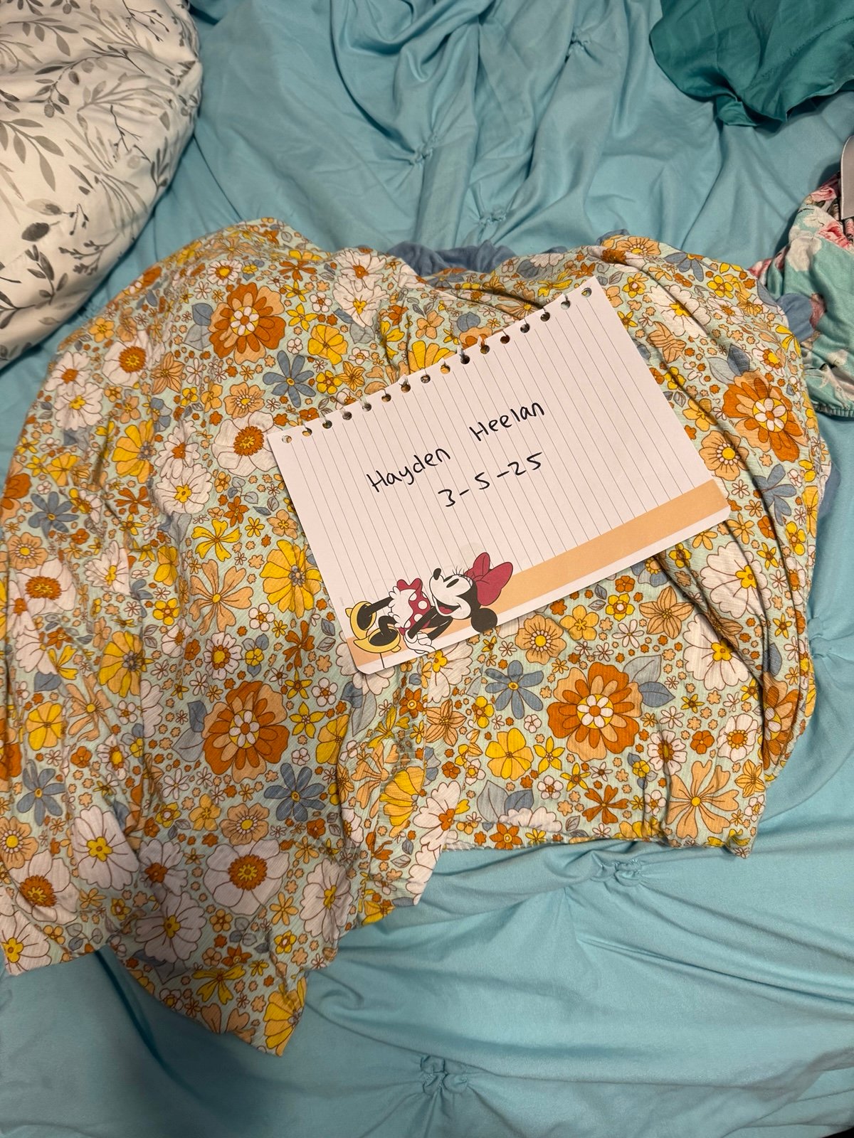 Posh peanut Ruth lux and crib sheet