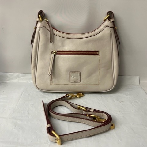 Dooney & Bourke Crossbody Hobo in Ecru- NEW WITH TAGS