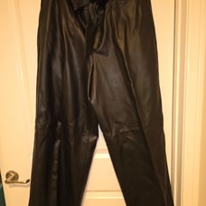 Vegan Leather Wide Legged Pants