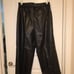 Vegan Leather Wide Legged Pants