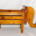 Wooden Elephant Caddy/ Planter