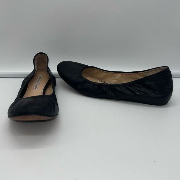 Vera Wang Lavender Ballet Flats in Black (No size measurements in listing)