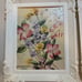 Vintage Set of 4 MCM RF Harnett Floral Pictures